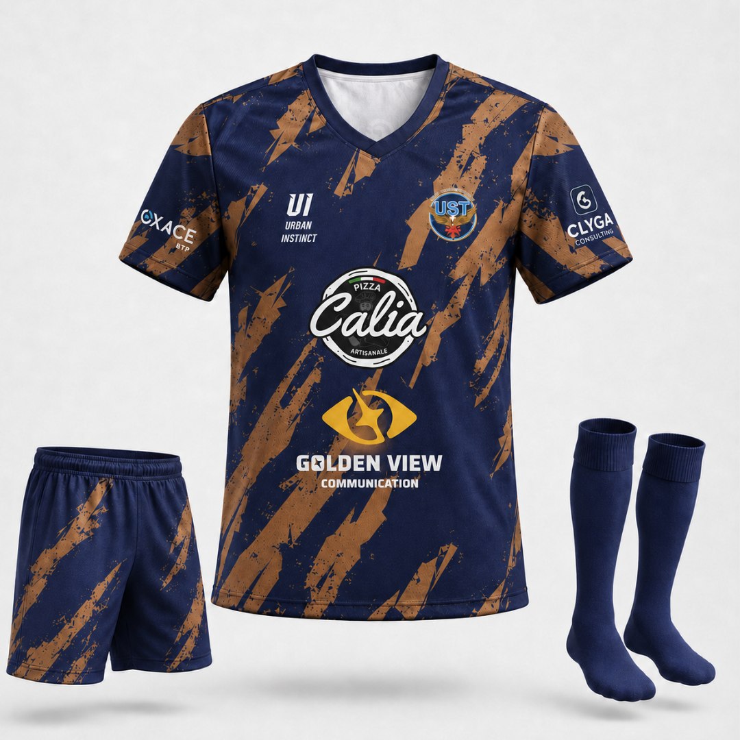 Ensemble de match US Toulouse — Navy/Ocre