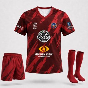 Ensemble de match US Toulouse — Rouge occitan